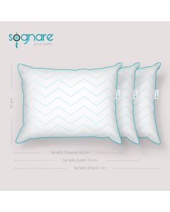 Almohada Sognare Queen Suave