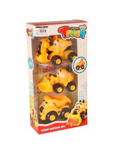 Set de 3 Carritos de Construcción