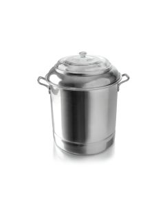 Vaporera con Tapa de Vidrio