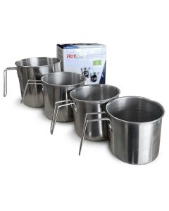 Juego de 4POCILLOS 8 a 11CMS