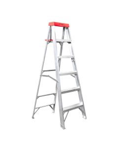 Escalera Tijera Aluminio Tipo III con TAPA Plástica