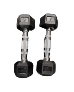 Par de Mancuernas Hexagonales 5LBS