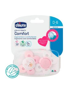 Physio Comfort Girl Sil 0-6M 2 PC