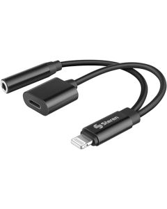 Cable Adaptador Lightning a 3,5MM y Carga
