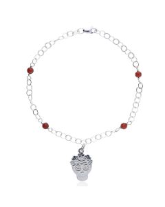 Pulsera Catrina con GRANATE