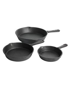 Set 3PZAS Sartenes General Store Cast Iron