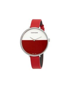 Reloj Damarise Po LY SST Red Lea SIL / RED Dial
