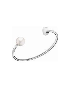 Pulsera B-GLE Open BUBB SST Po WHT Pearl S
