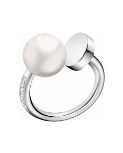 Anillo Bubbly SST Po WHT Pearl 06