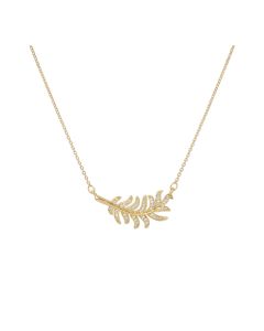Collar con DIJE de Rama de ZIRCONIAS.