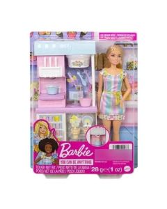 Barbie Set Heladería con Muñeca