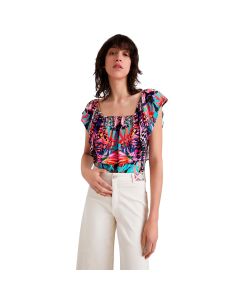 Blusa MC Body Poppy Virtual