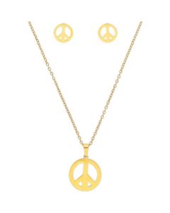 Set Collar y Aretes Hippie