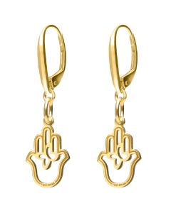 Aretes Mano Carisma Dorada