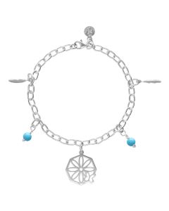Pulsera Atrapa Sueños con PIEDRA Turquesa