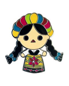 Pin Metálico Muñeca María