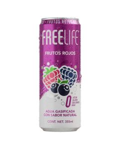 Agua Free Life Frutos Rojos