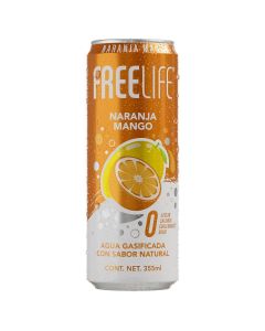 Agua Free Life Naranja Mango