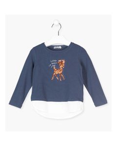 Camiseta de Manga Larga con Print