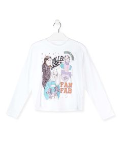 Camiseta de Manga Larga con Print