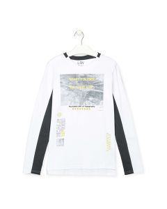 Camiseta de Manga Larga con Print