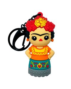 Llavero 3D Muñeca la Floreada