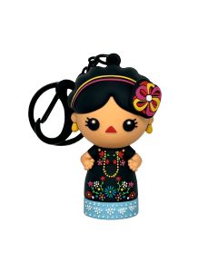 Llavero 3D Muñeca Oaxaca