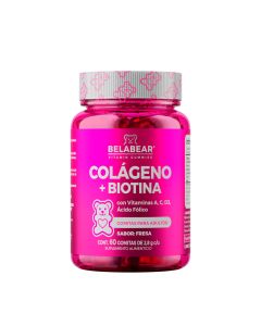 Belabear Colágeno + Biotina con 60 Gomitas