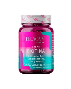 Biotina + a. Hialurónico Matraz con 100 Caps