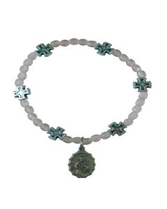 Pulsera SENC CR Rosa Cruces
