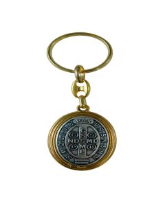 Llavero Medalla OV Dorado Plata San Benito