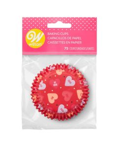 Paquete Capacillos Cupcake para Hornear Corazones