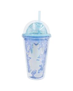 Vaso con Tapa de Domo y Popote Disney 100AÑOS