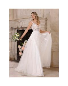 Vestido Estilo Princesa Tul y Encaje