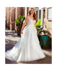 Vestido Estilo Princesa Volantes