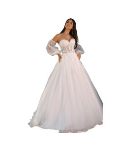 Vestido Corte Princesa con Mangas LB123CV1.43D