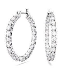 Pendientes MATRIX:PE Hoop M WHI / RHS