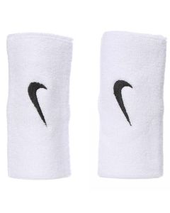 Muñequera Swoosh Doublewide Blanco