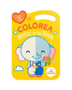 Colorea Dentro de las Lineas Elefante