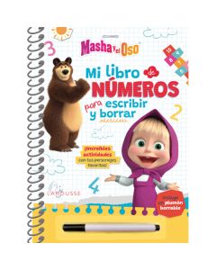 Masha y el Oso Mi Libro de Números para ESCRIBIR