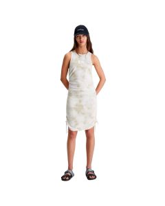 Vestido Tie Dye Side Gathering Dress