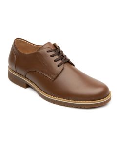 Zapato Escolar de Piel con Cintas Básico