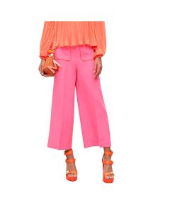 Pink Trousers With Contrasting Pockets