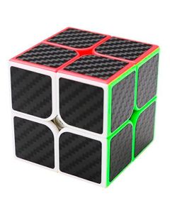 Meilong 2X2 Carbon Fiber Cubo Rubik
