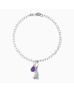 Pulsera Jacaranda con Piedra