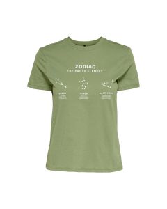 Playera Manga Corta Estampado Zodiac