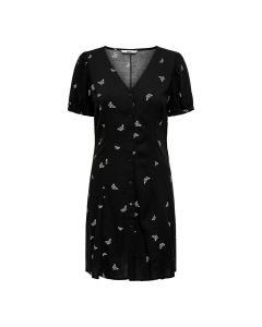 Vestido Manga Corta Print