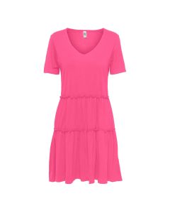 Vestido Manga Corta Unicolor