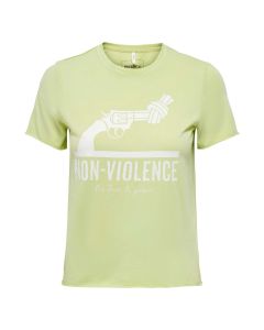 Playera Manga Corta Unicolor con Estampado