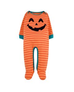 Mameluco Calabaza ML con PIE Cardigan
